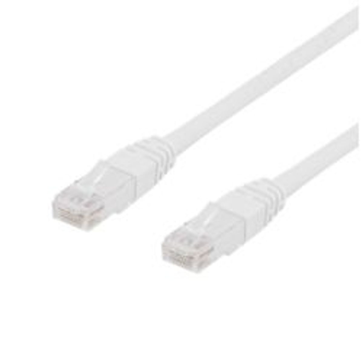 Deltaco U/utp Cat6 Patch Cable, Lszh, 2m, White - Ledning