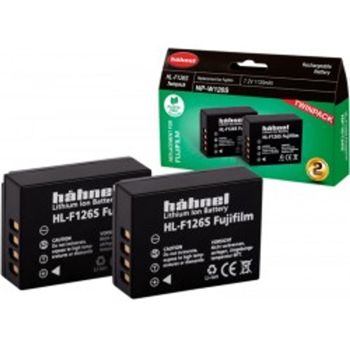 Hahnel Hähnel Battery Fuji Hl-f126s Twin Pack - Batteri