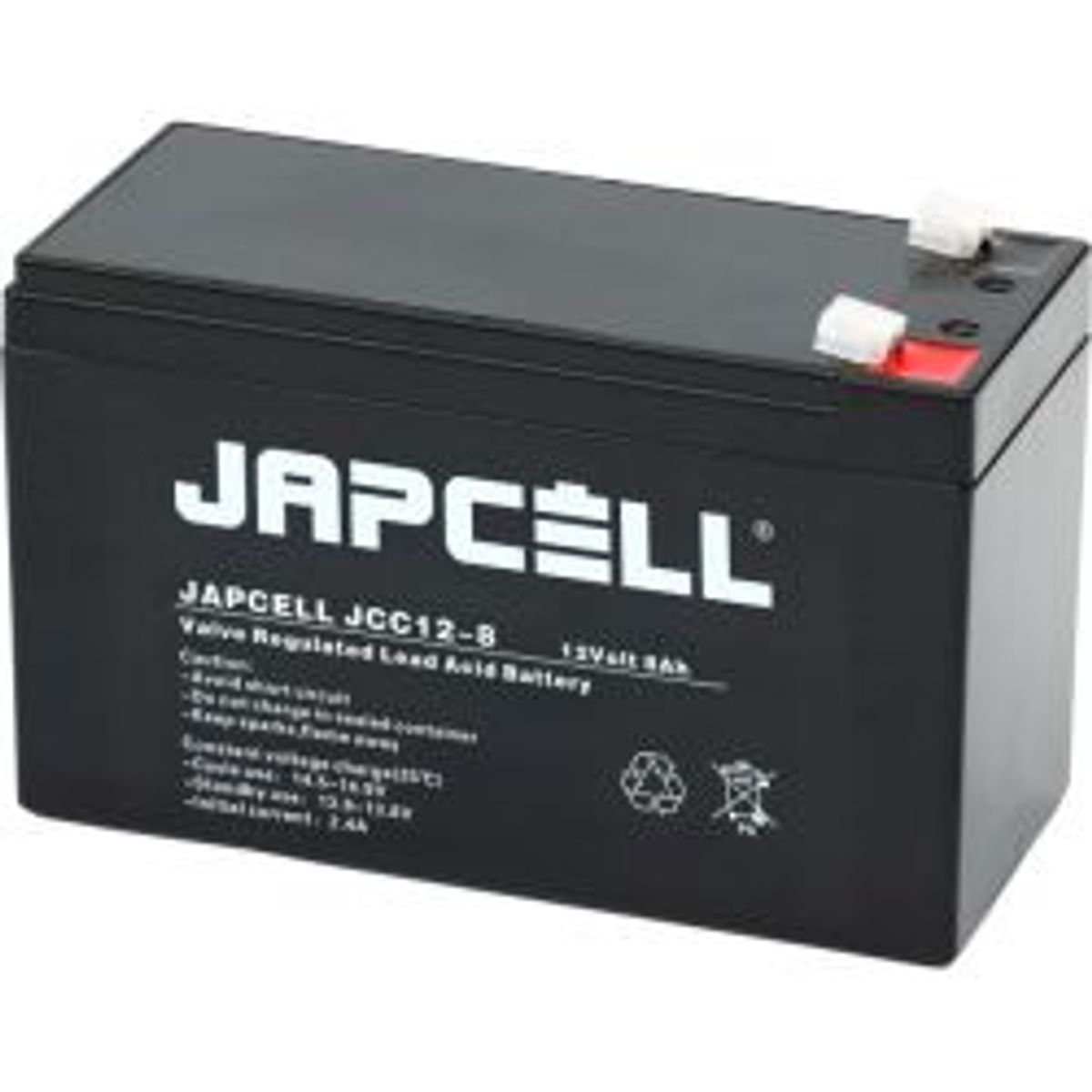 JAPCELL JCC12-8 AGM battery - Batteri