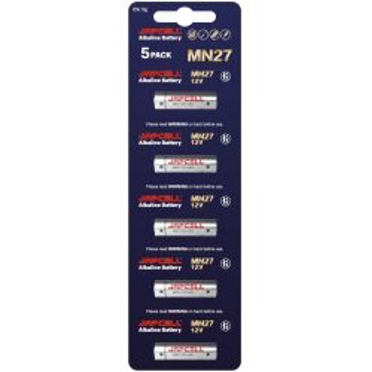 JAPCELL MN27 / E27 / 27A battery - 5 pcs. Pack - Batteri