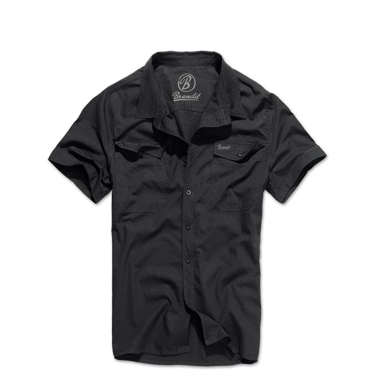 Brandit Roadstar Shirt, 1/2 sleeve Black