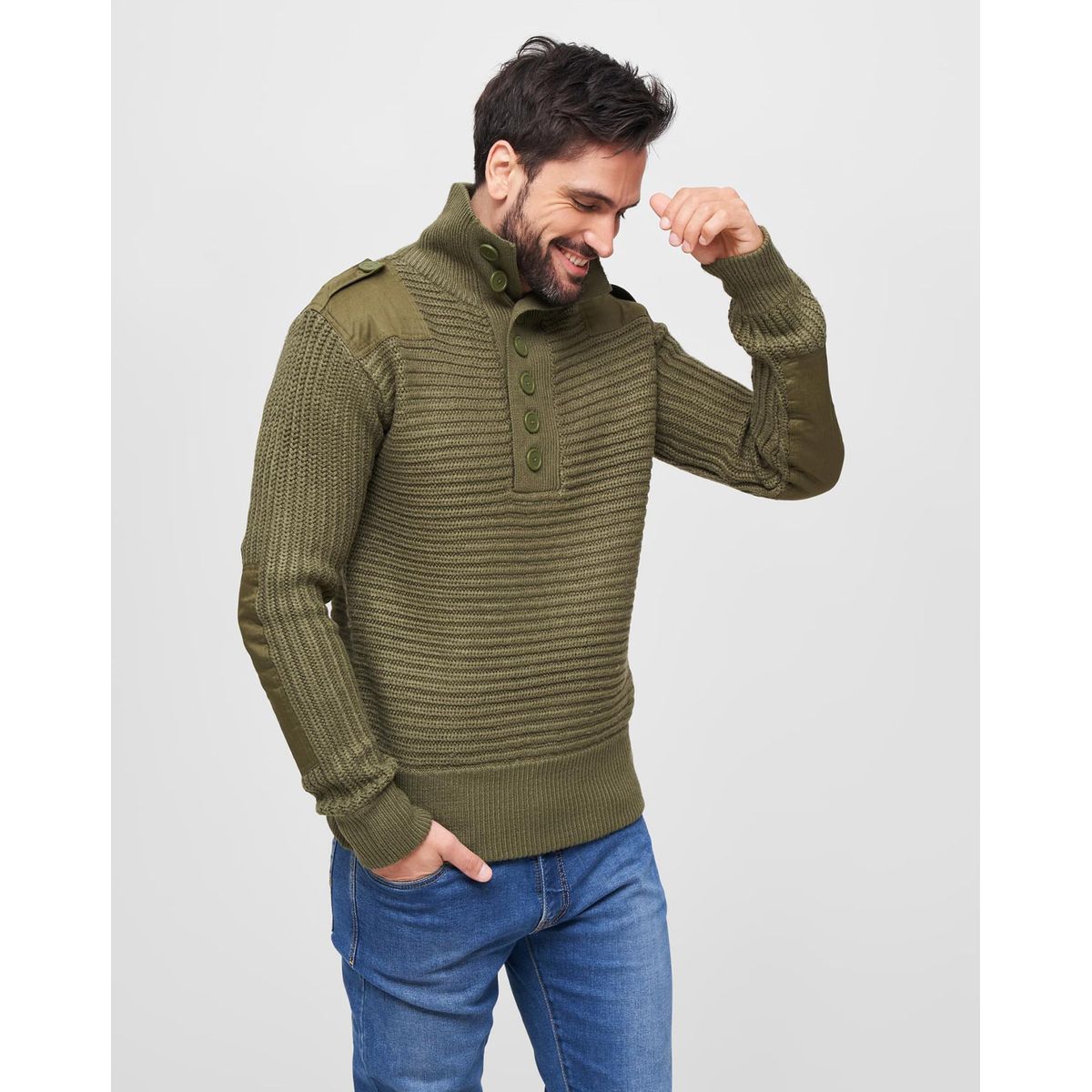 Brandit Alpin Pullover Trøje Oliven