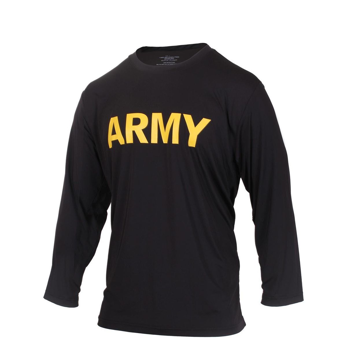 Rothco Langærmet T-Shirt - 'ARMY' Sort