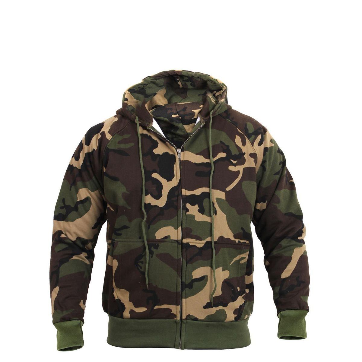 Rothco Hoodie m. Termoforing Woodland