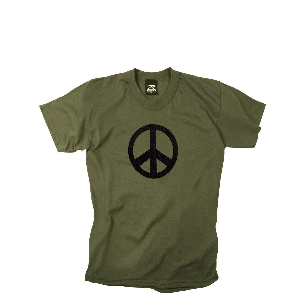 Rothco T-Shirts 'Peace' Oliven