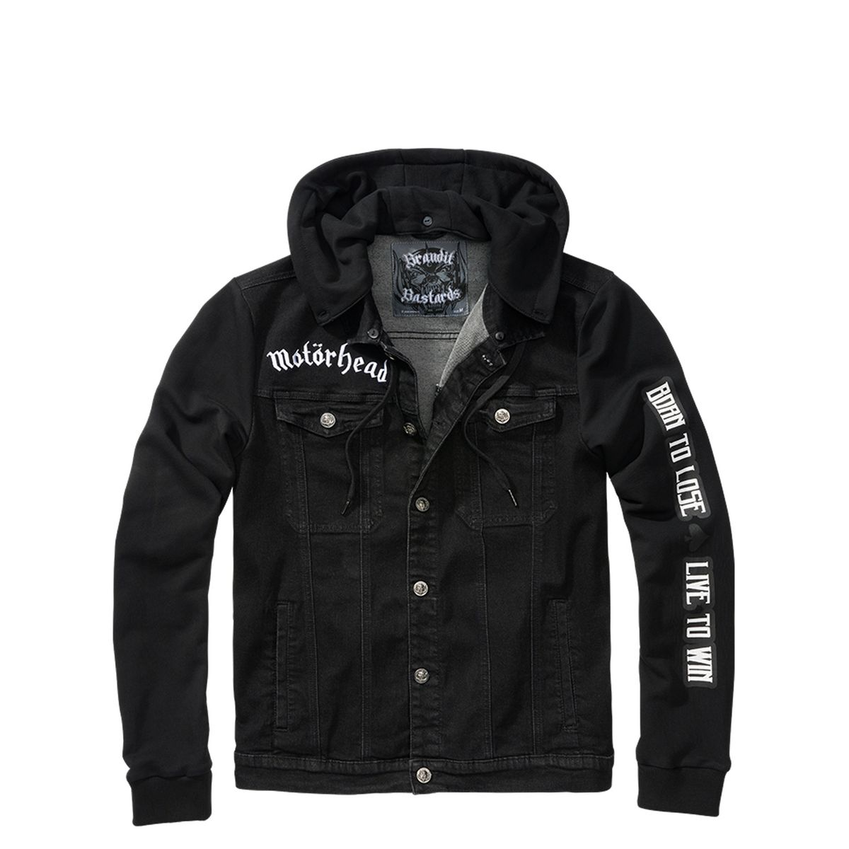 Brandit Motörhead Cradock Denim Jakke Sort