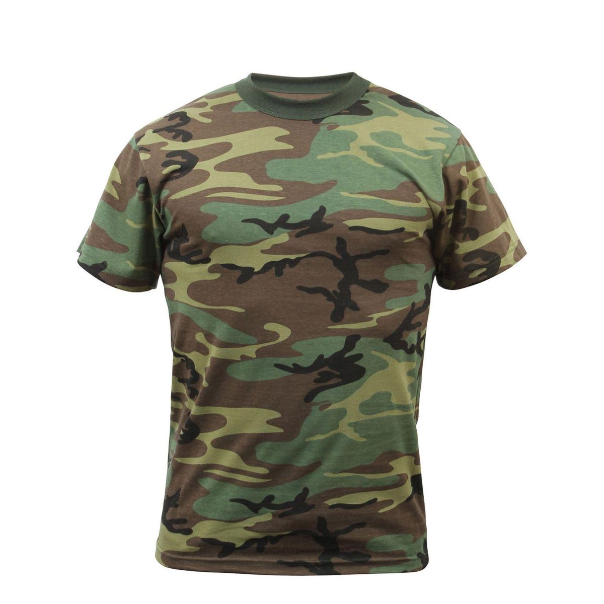 Rothco Camouflage T-Shirts Børn Woodland