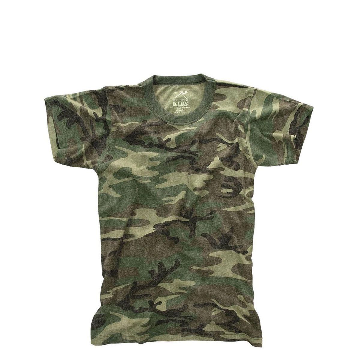 Rothco Forvasket Vintage Woodland T-Shirt Børn