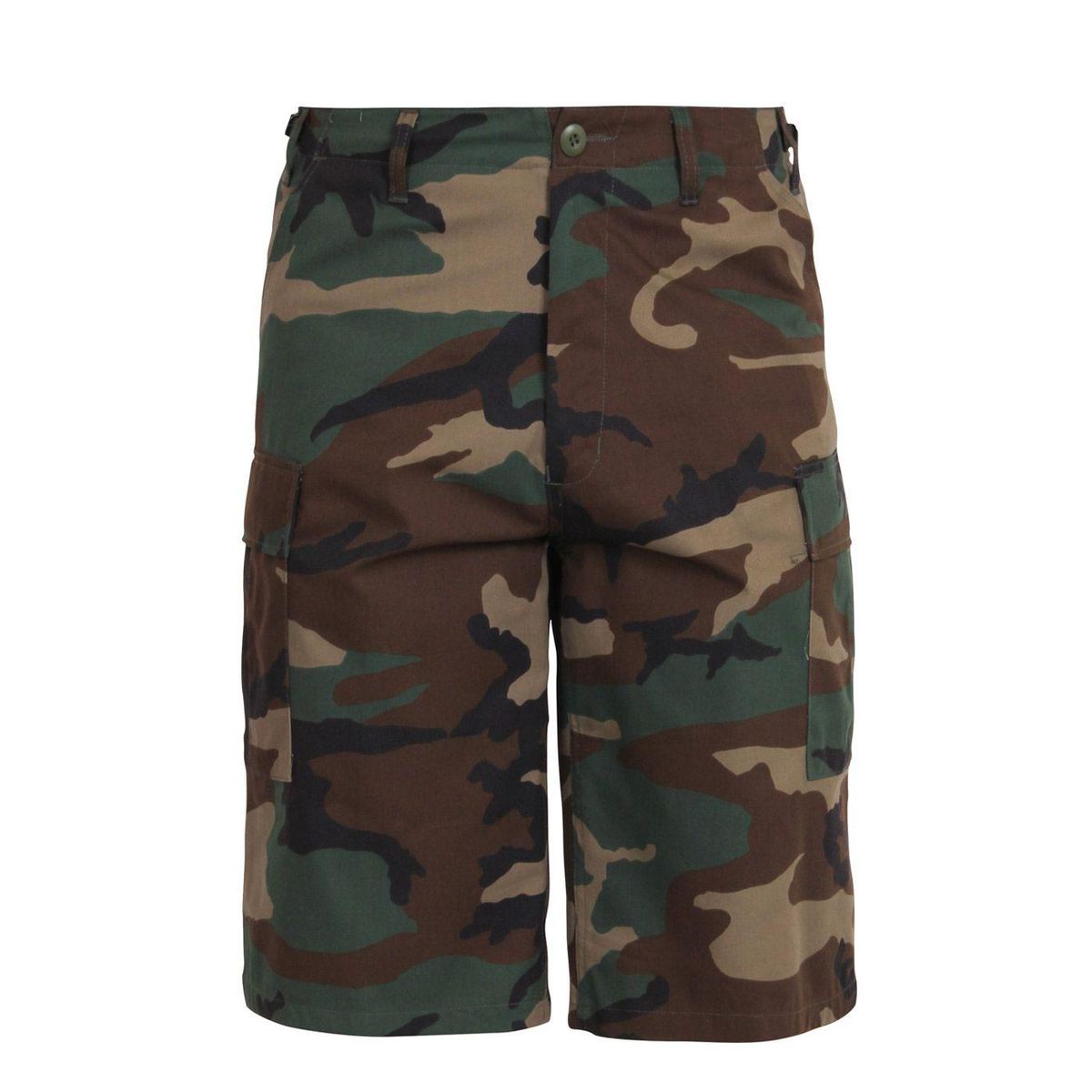 Rothco BDU Shorts med Ekstra længde Woodland