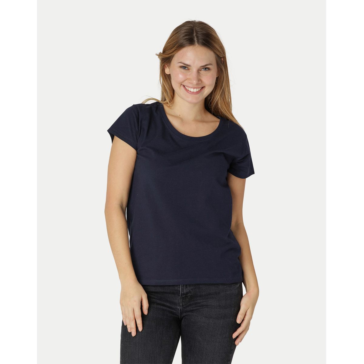 Neutral Dame Loose Fit T-Shirt Navy