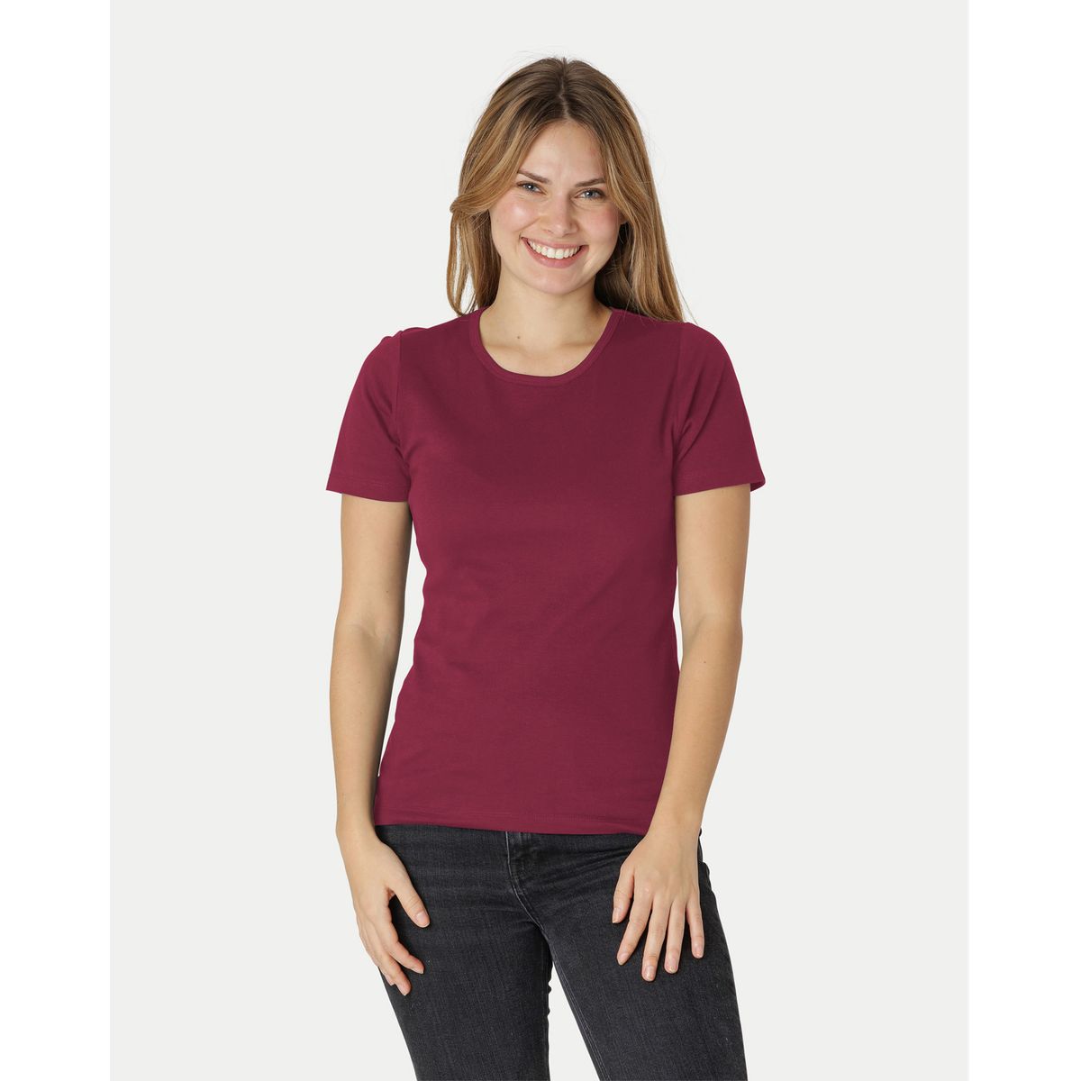 Neutral Dame Interlock T-Shirt Bottle Bordeaux