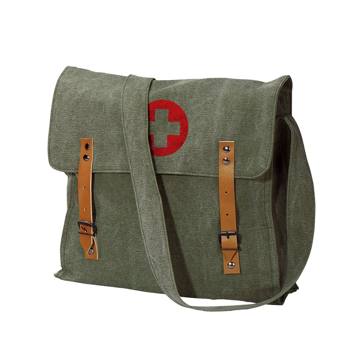 Rothco Vintage Medic's bag - Olive with cross