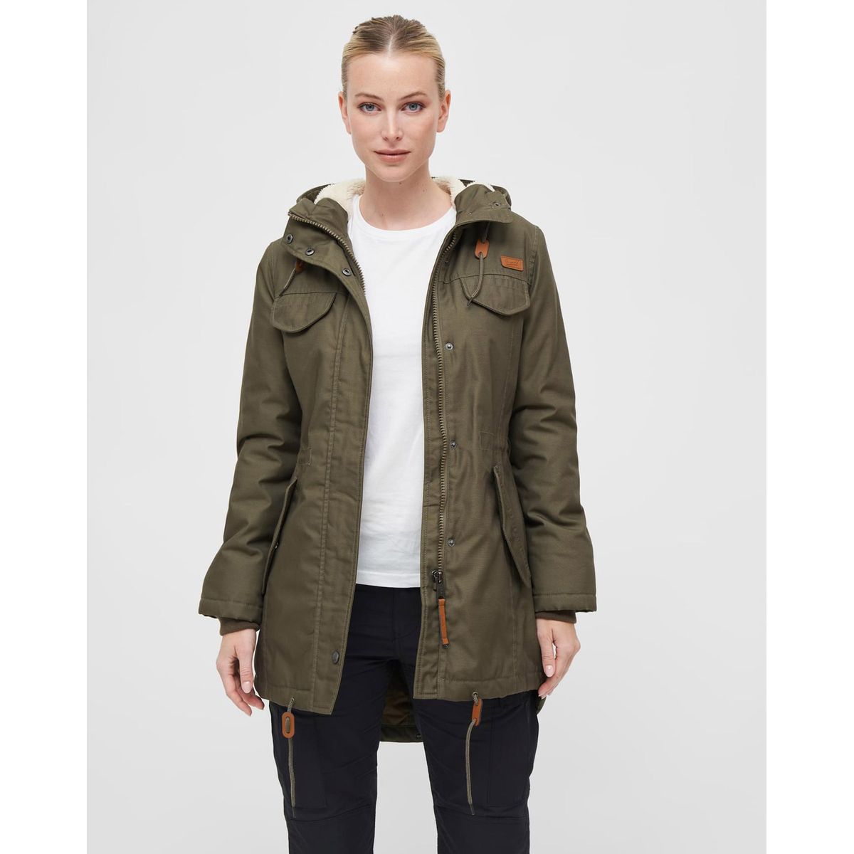 Brandit Dame Marsh Lake Parka Jakke Oliven