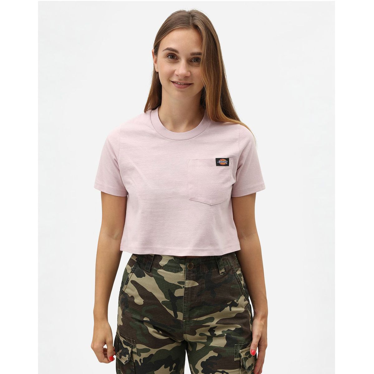 Dickies Ellenwood Dame Kortærmet Thirt Pink