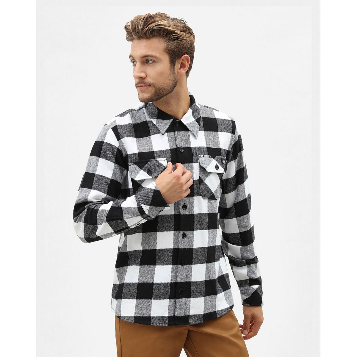 Dickies New Sacramento Flannel Skjorte Sort