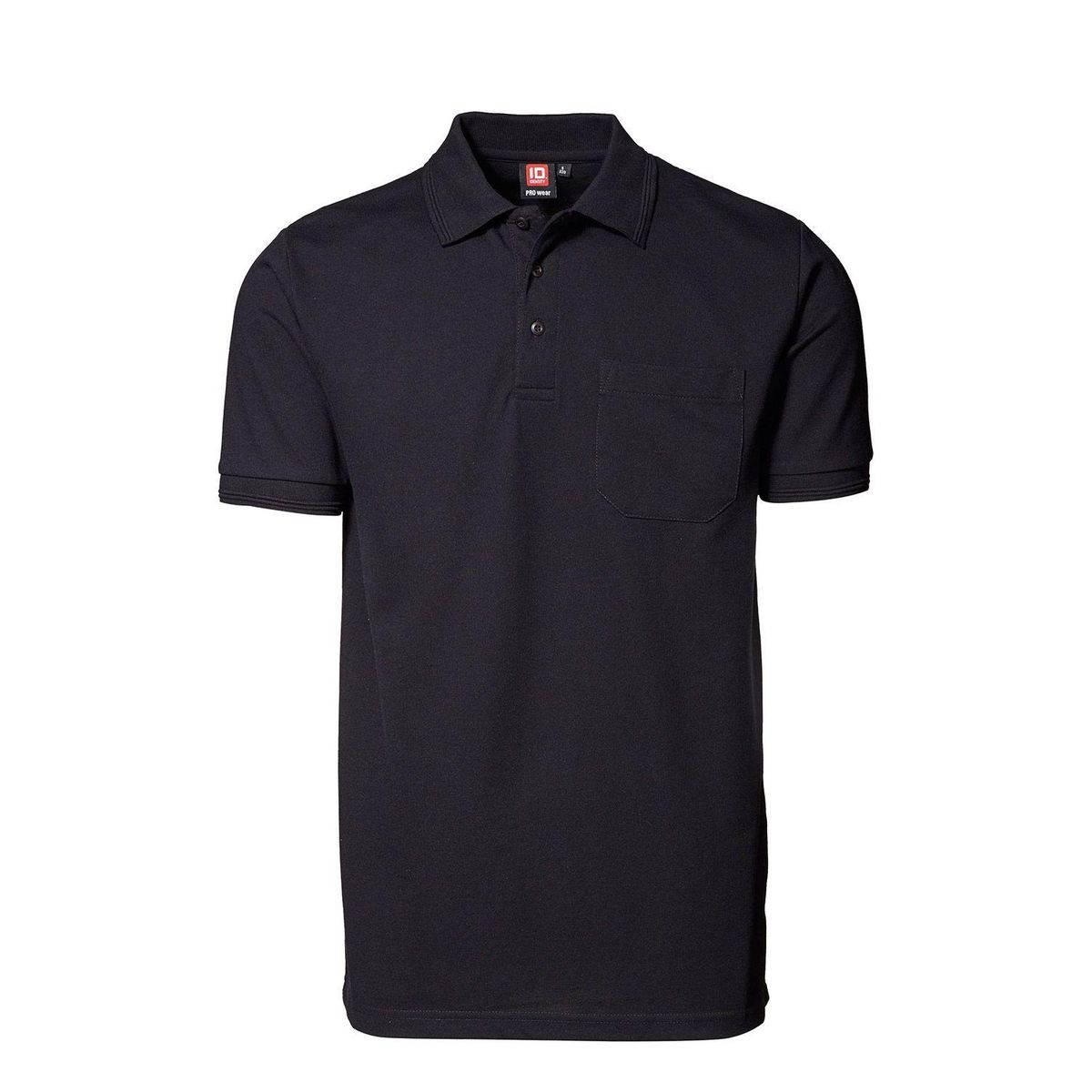 ID PRO Wear Polo Trøje m. Lomme Sort