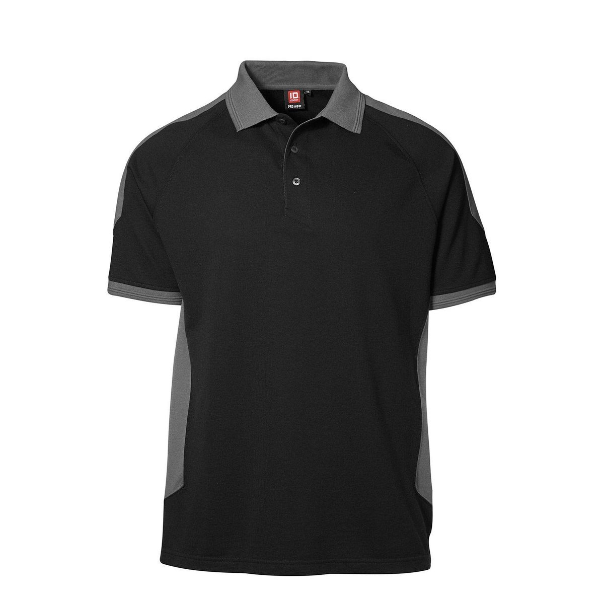 ID PRO wear polo, contrast Sort