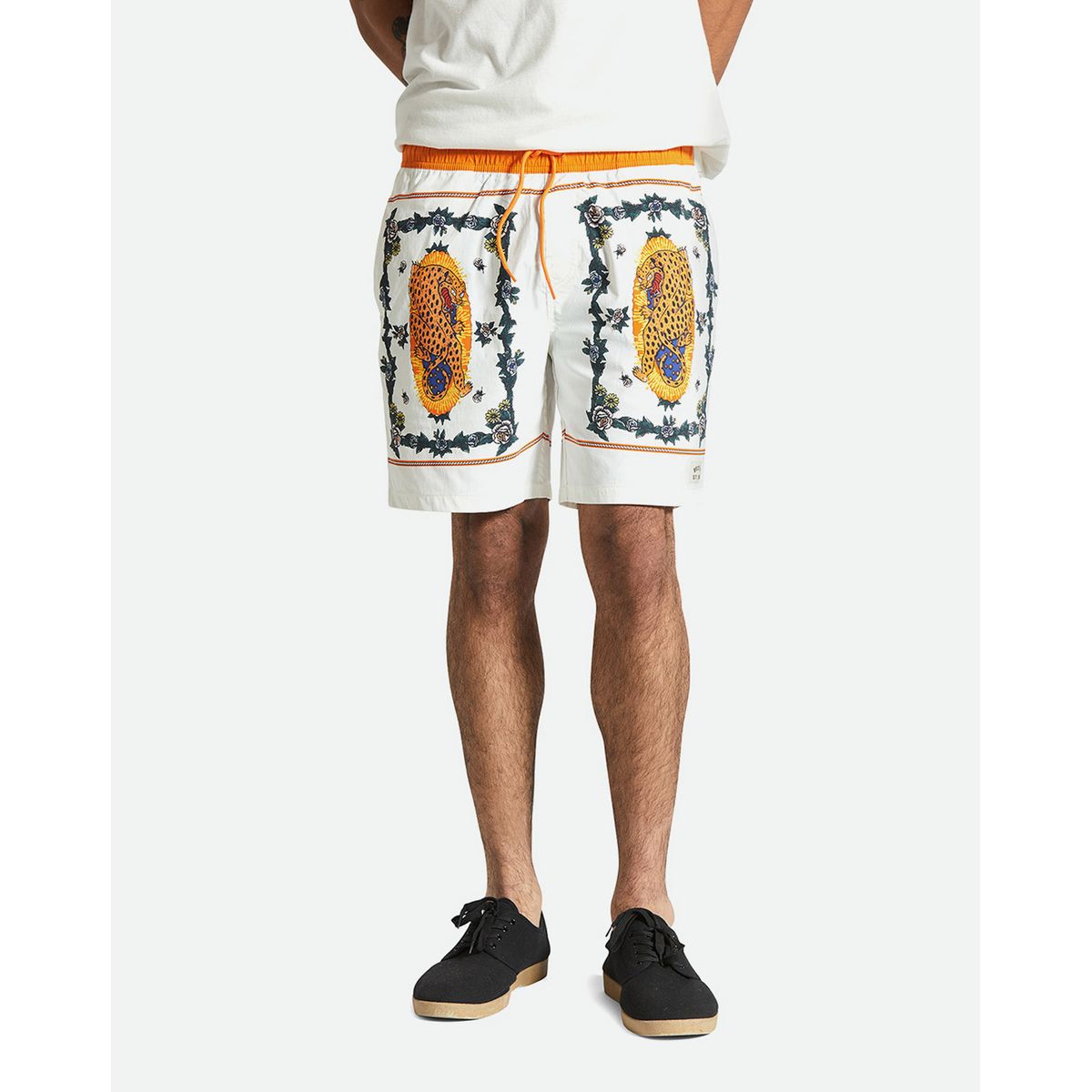 Brixton Woyage Shorts 18" Tigers Eye