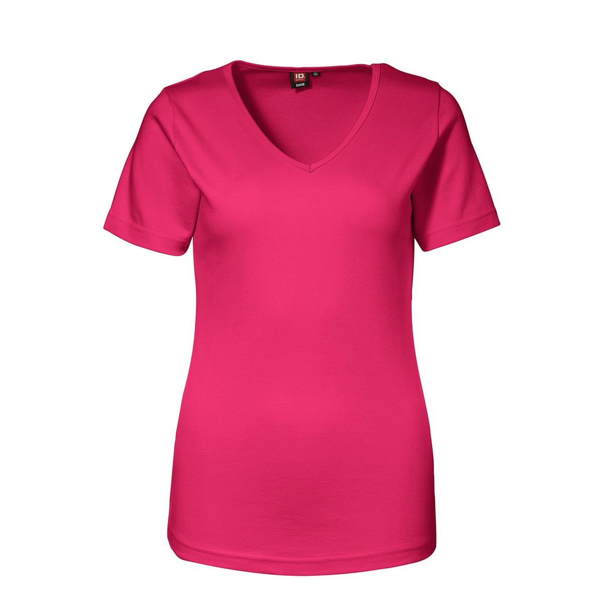 ID Feminin V-hals T-Shirt Pink