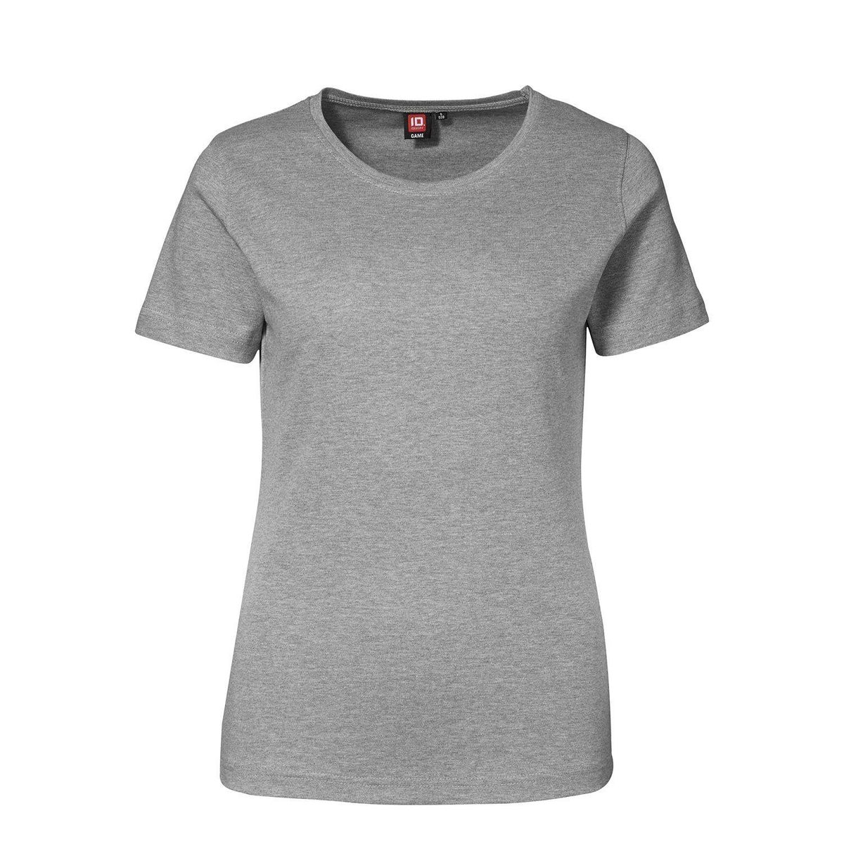 ID Interlock T-Shirt Dame Grå Melange