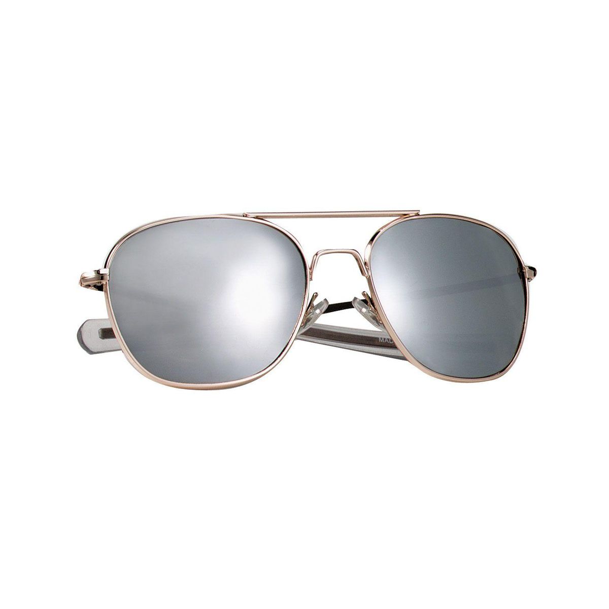 Rothco G.I. Type Pilot's Aviator Sunglasses Mirror lens with gold frame