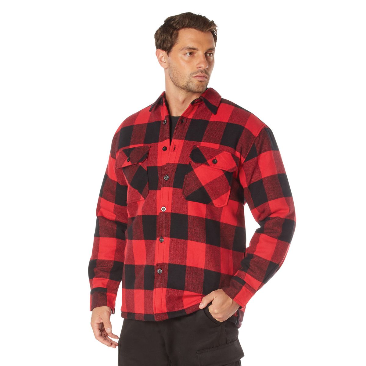 Rothco Buffalo Plaid Quilted Lined Jacket