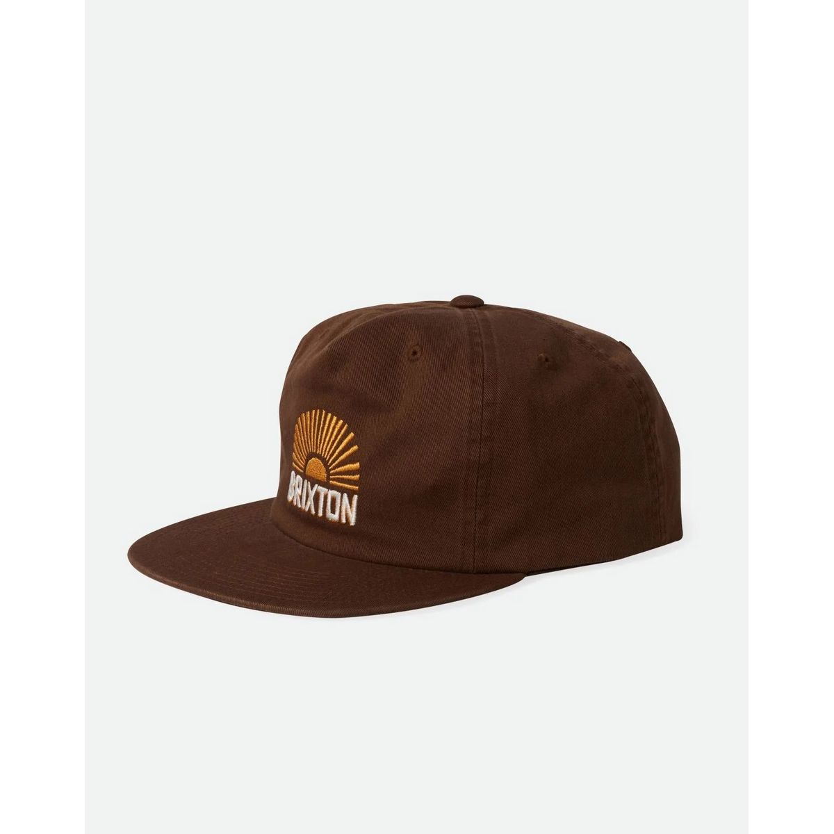 Brixton Sol Snapback Cap Brun