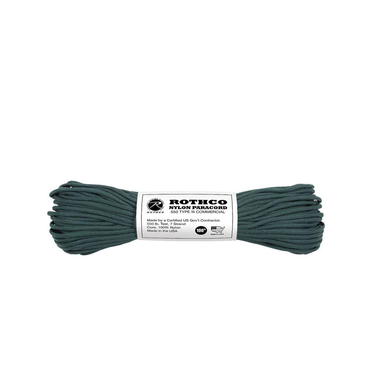 Paracord, Nylon 30m Hunter Green