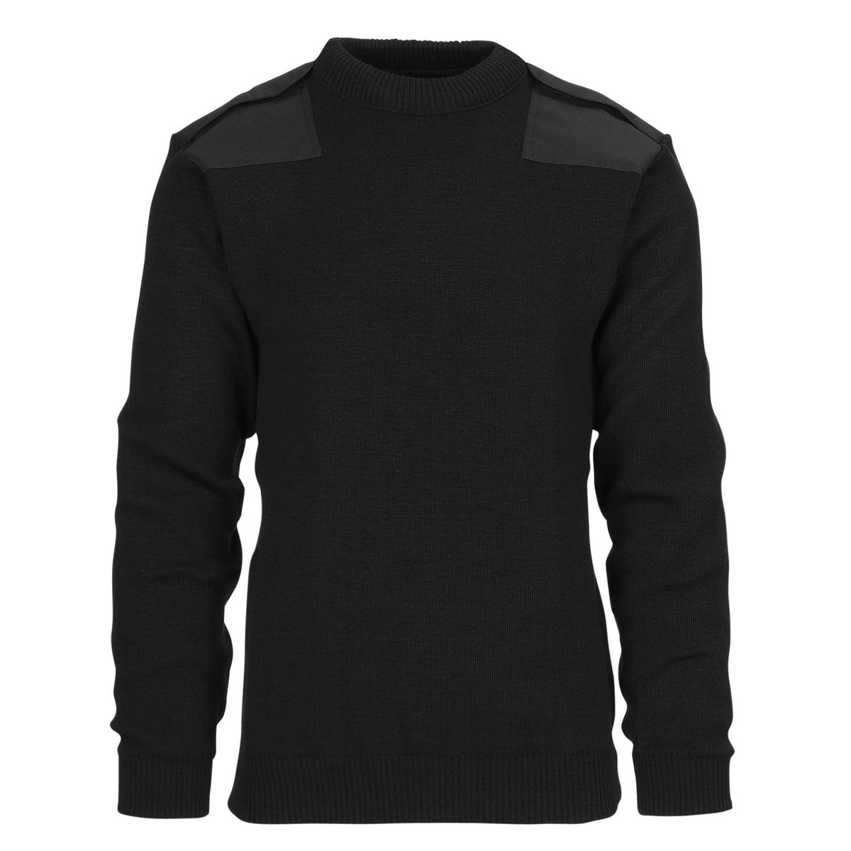 Fostex Nato Pullover Trøje i 100% Fin Uld Sort