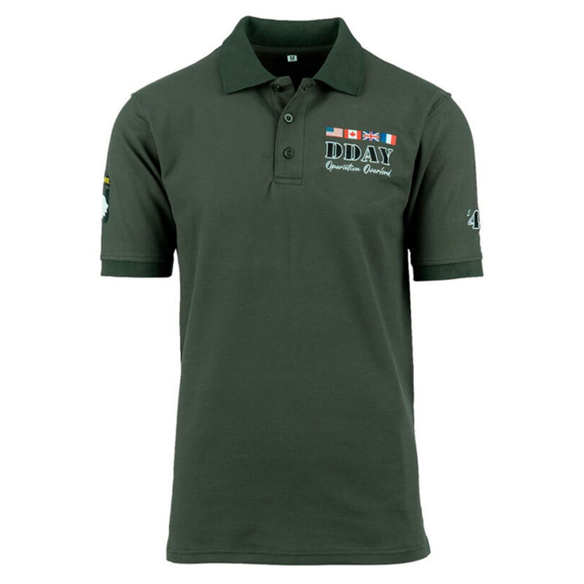 Fostex Polo T-shirt D-Day 1944 Grøn 3XL