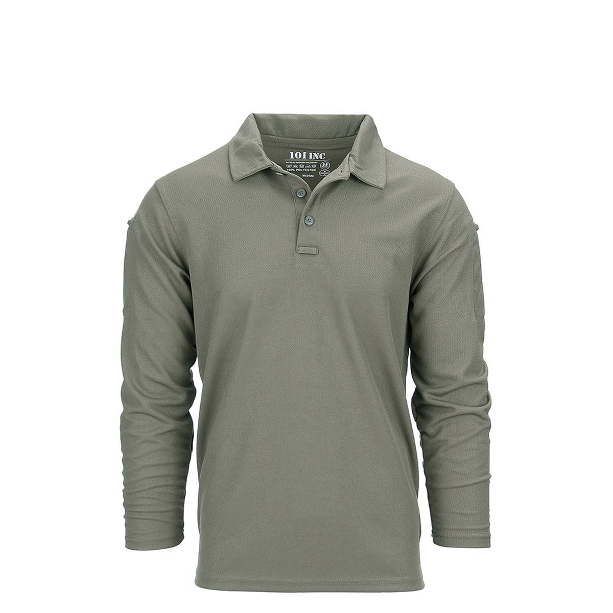 Fostex Tactical Polo Quick Dry Long Sleeve Green