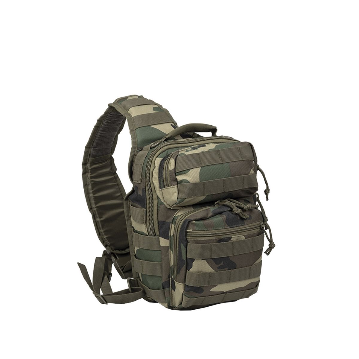 Mil-Tec One Strap Assault Rygsæk 10L Woodland