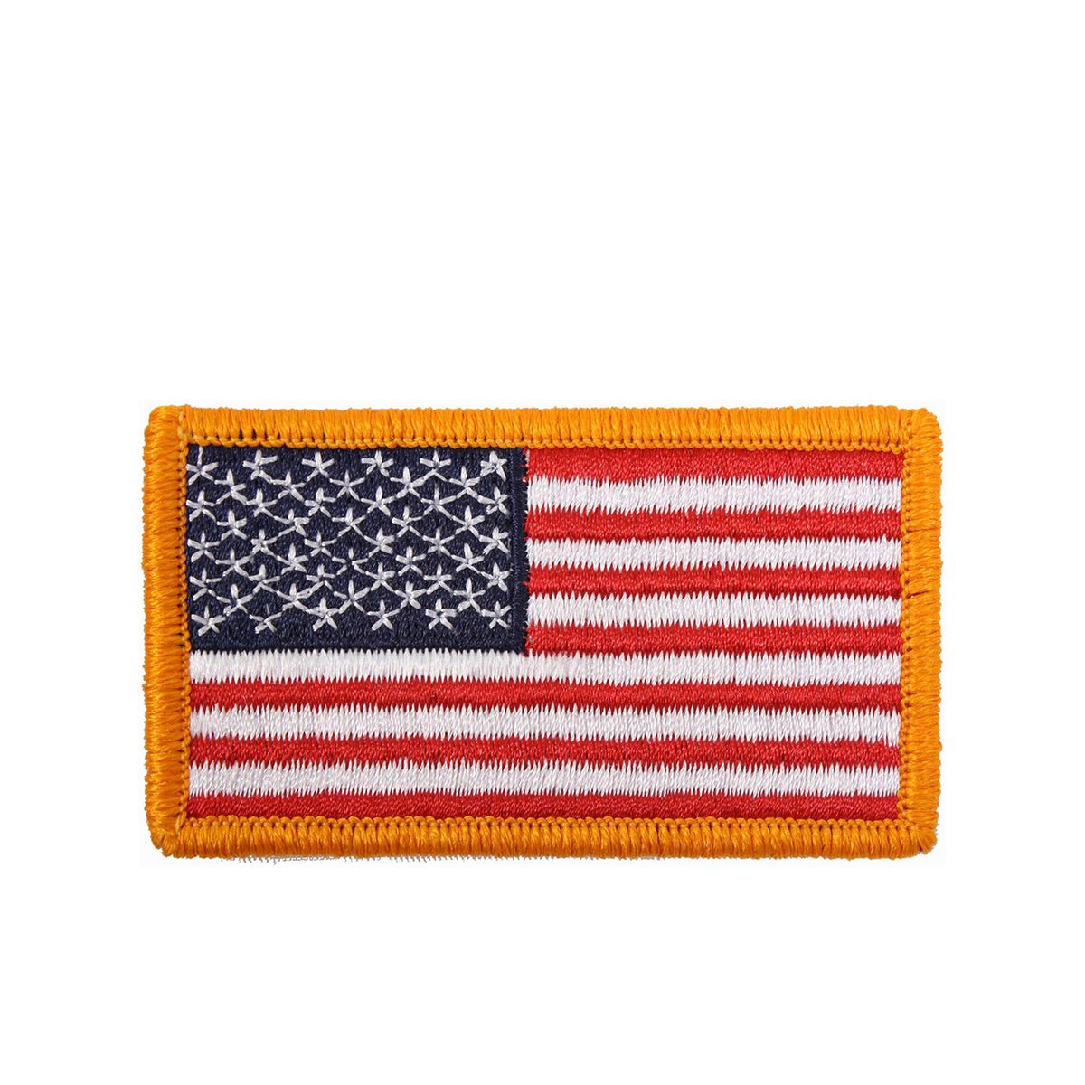 Rothco American Flag Patch Rød, Hvid, Blå with Gul Border