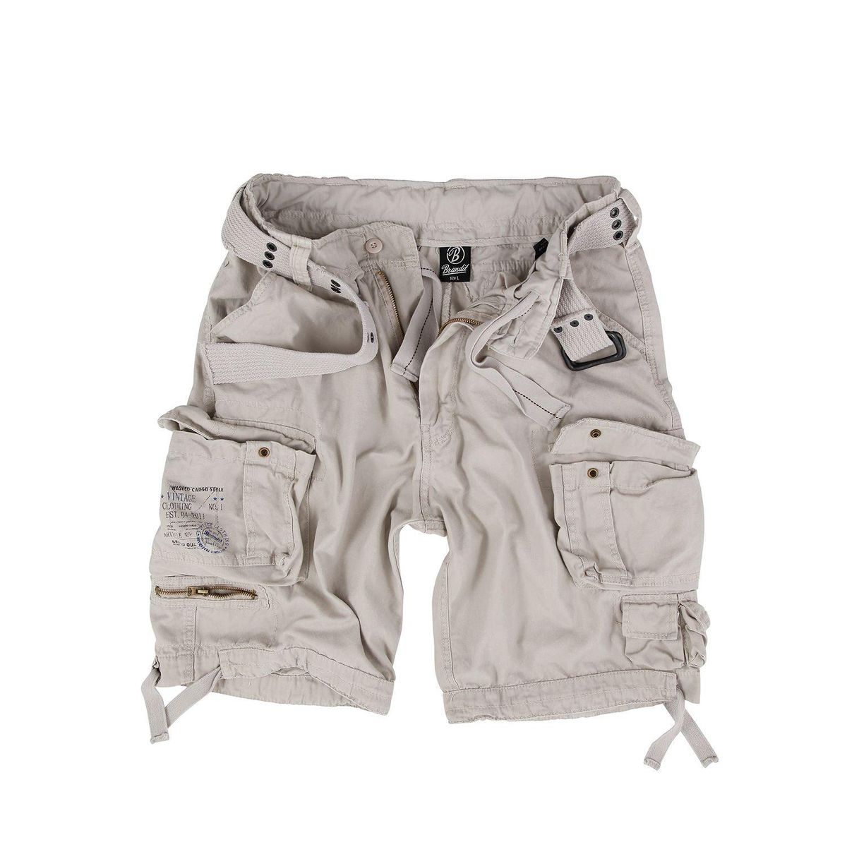 Brandit Savage Vintage Shorts Old White