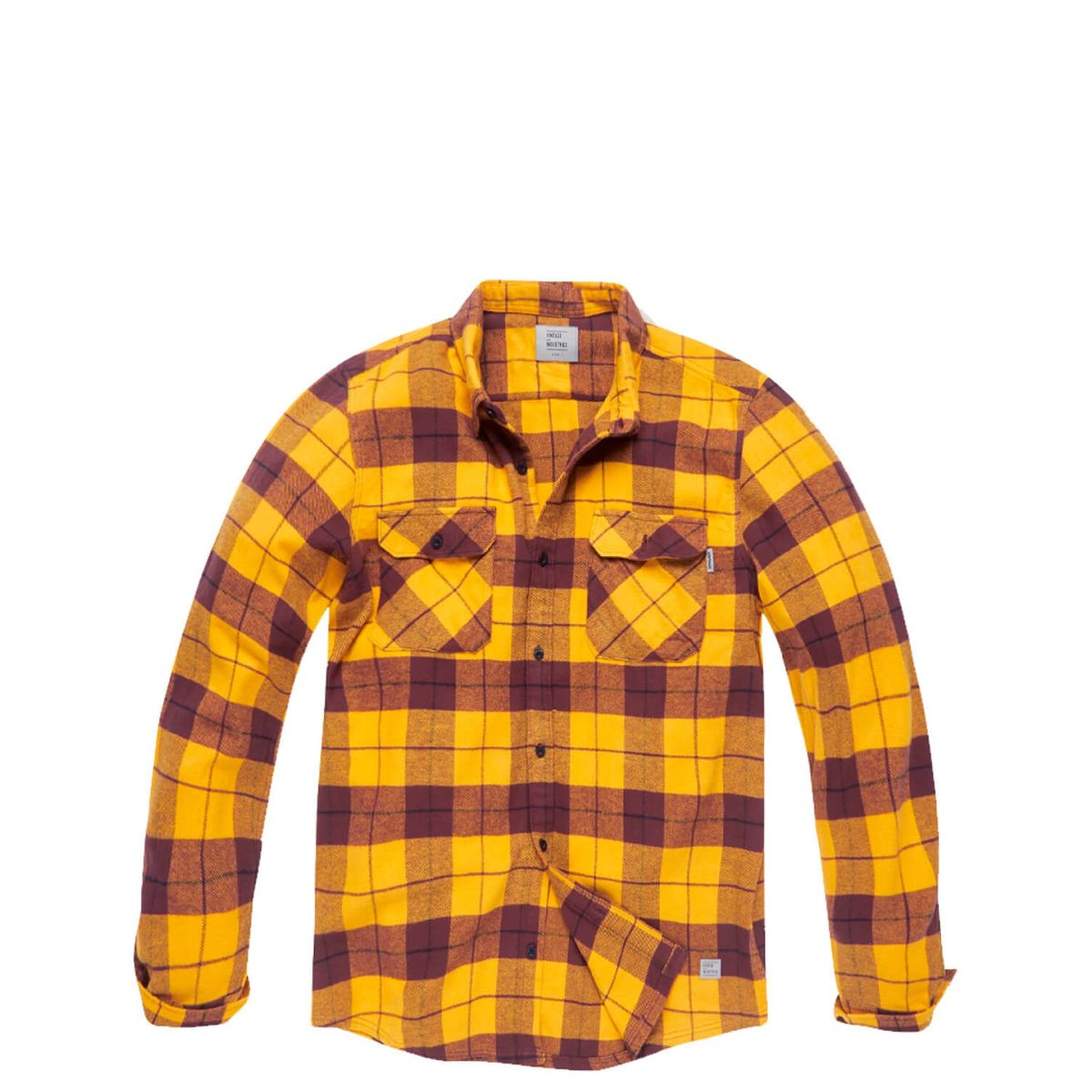 Vintage industries Sem Ternet Flannel Skjorte Gul