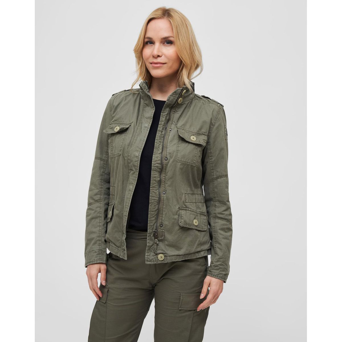 Brandit Ladies Britannia Jacket Olive