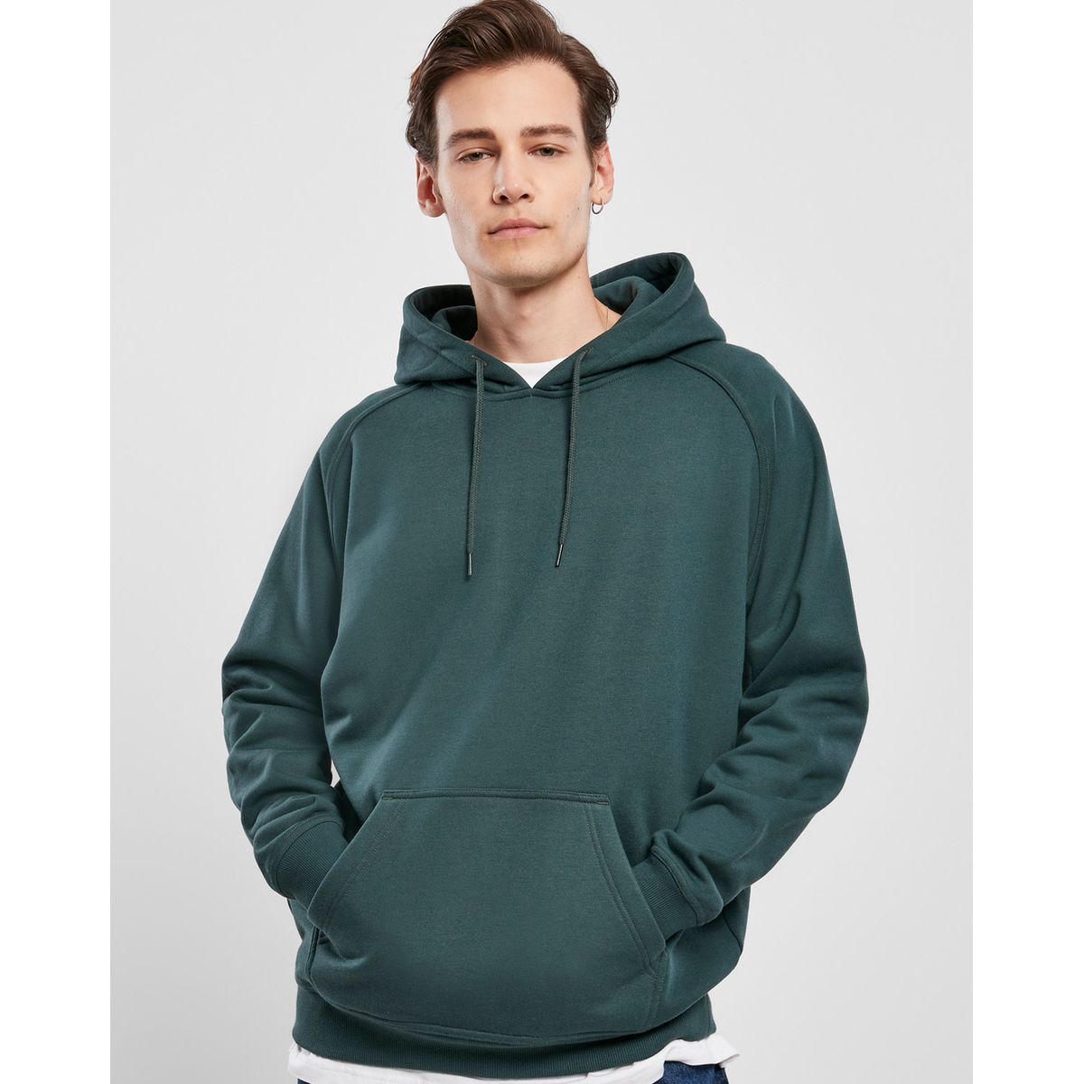 Urban Classics Simpel Hoodie Flaskegrøn