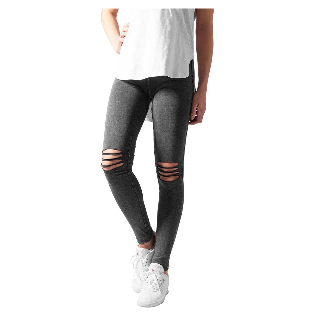 Urban Classics Cutted Knee Leggings Acid Sort