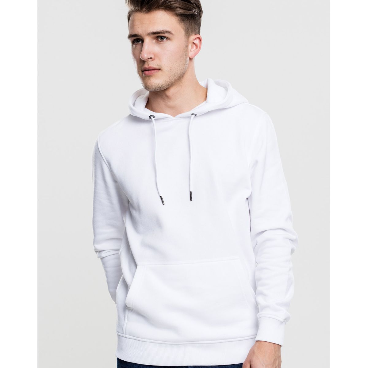 Urban Classics Basis Hoodie Hvid