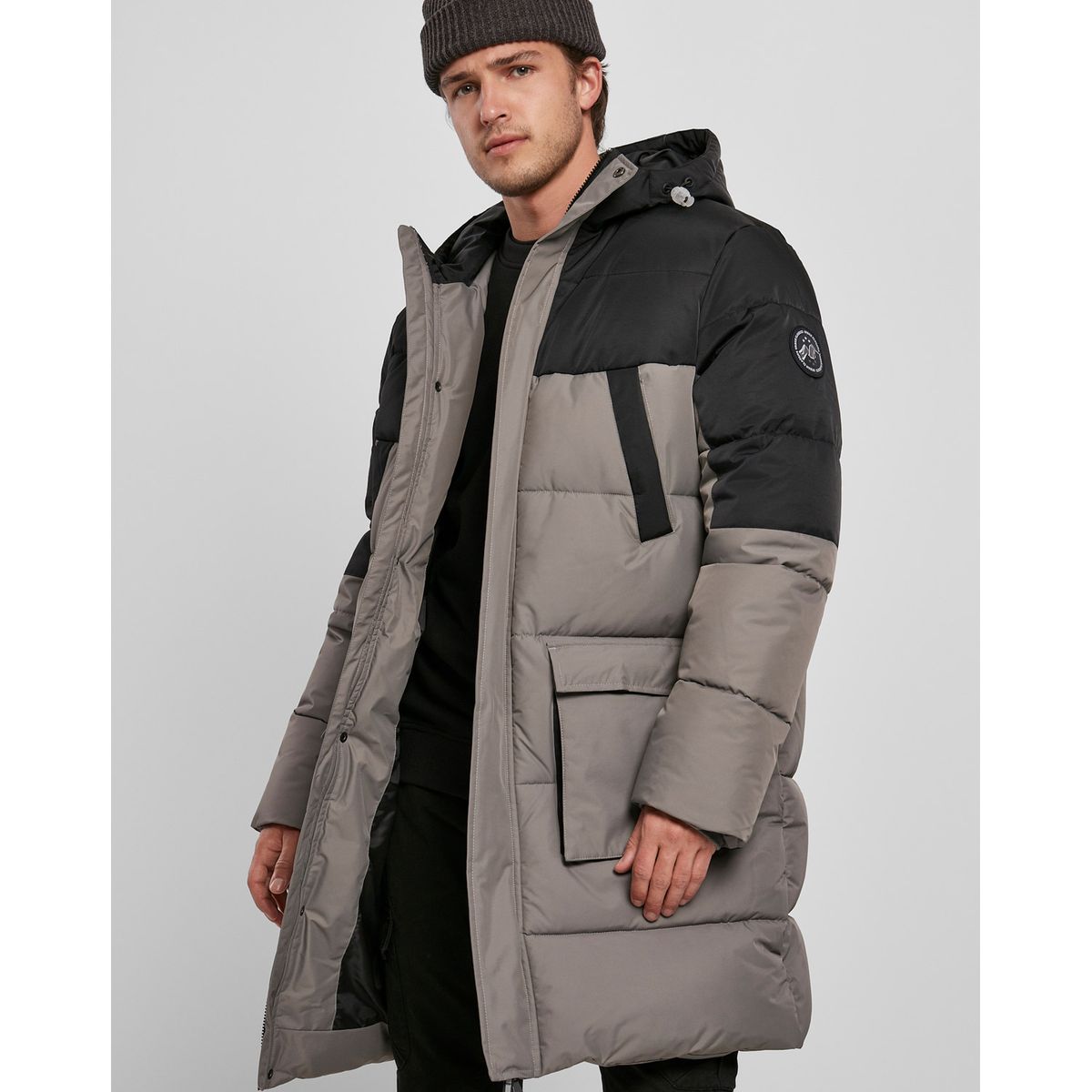 Urban Classics Puffer Parka Jakke Koksgrå