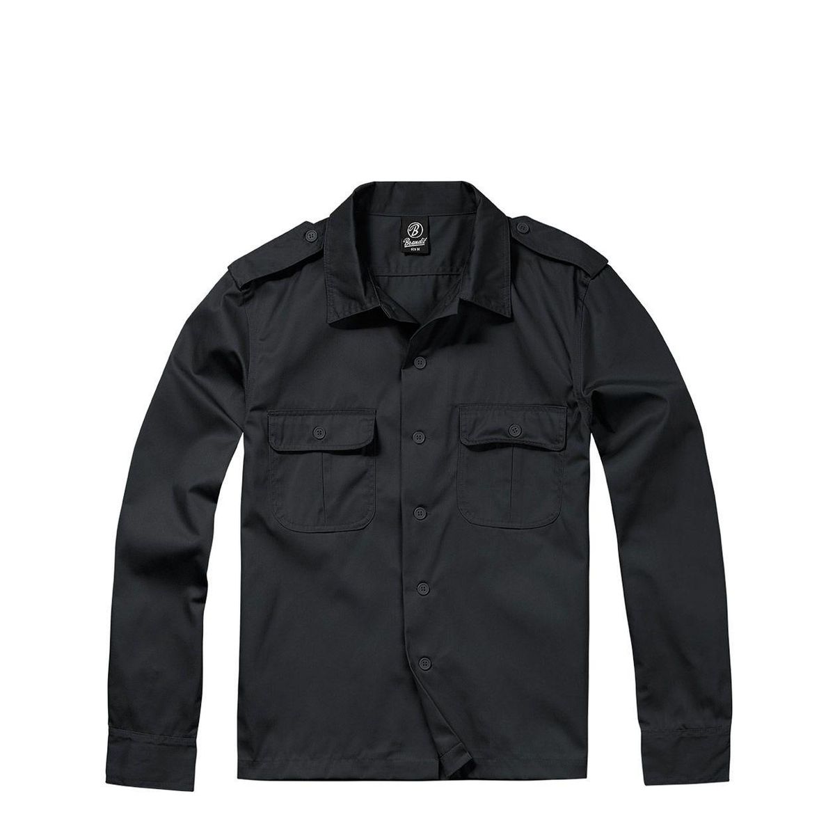 Brandit U.S. Long-sleeve Shirt Black