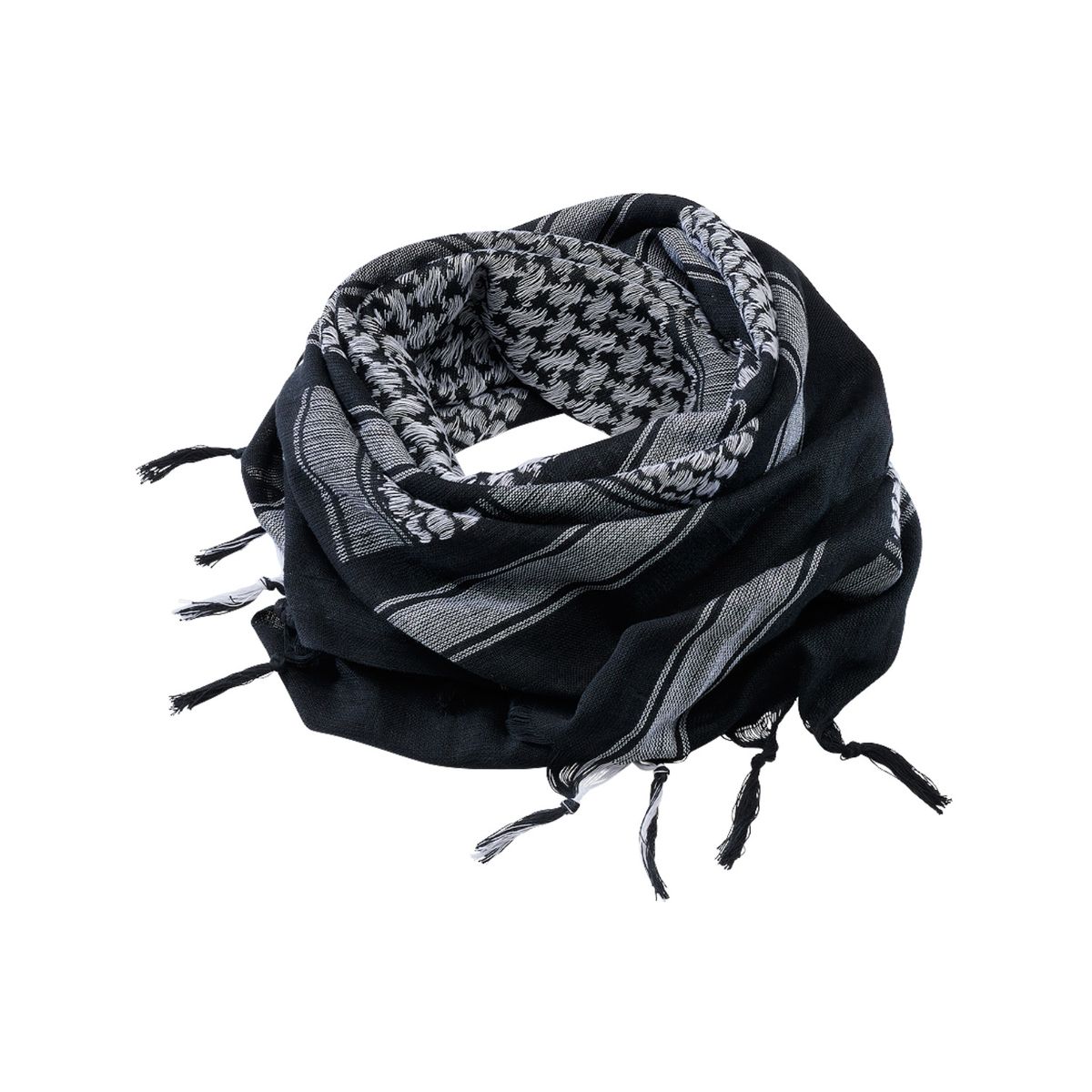 Brandit Shemag Scarf Black And White