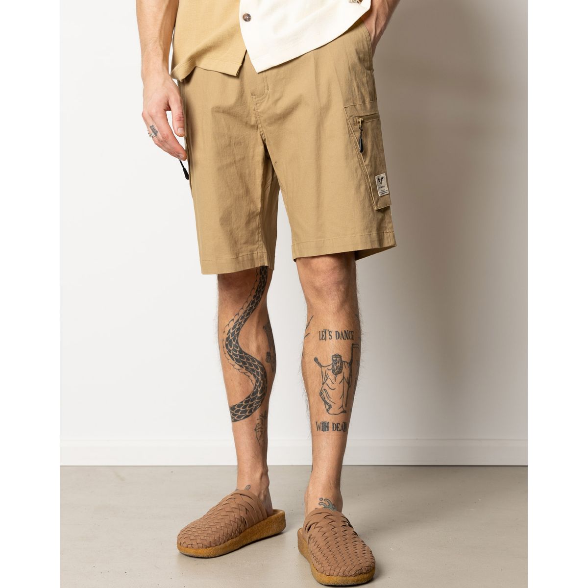 Fat Moose Pavement Ripstop Shorts Khaki