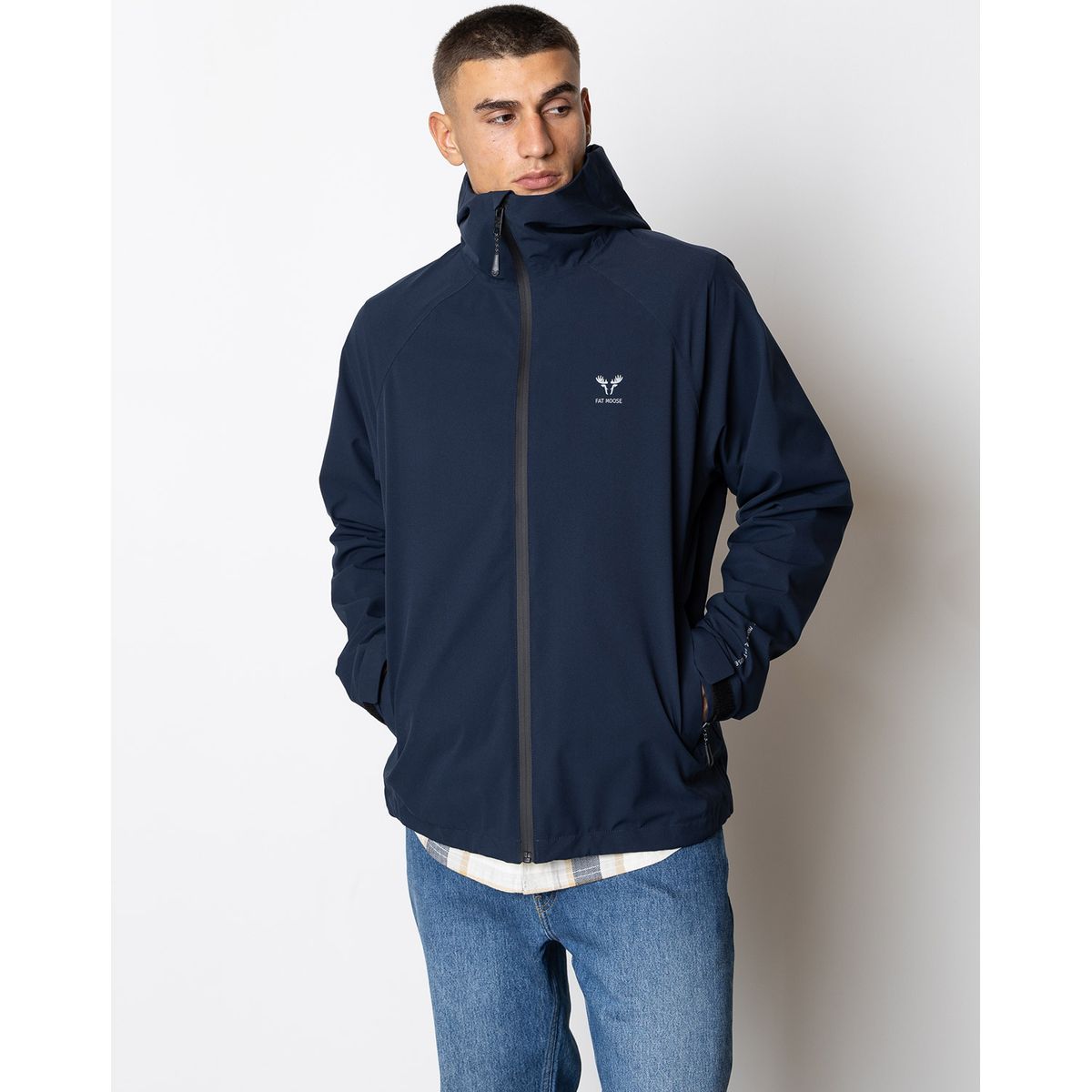 Fat Moose Sky Shell Jacket Navy L