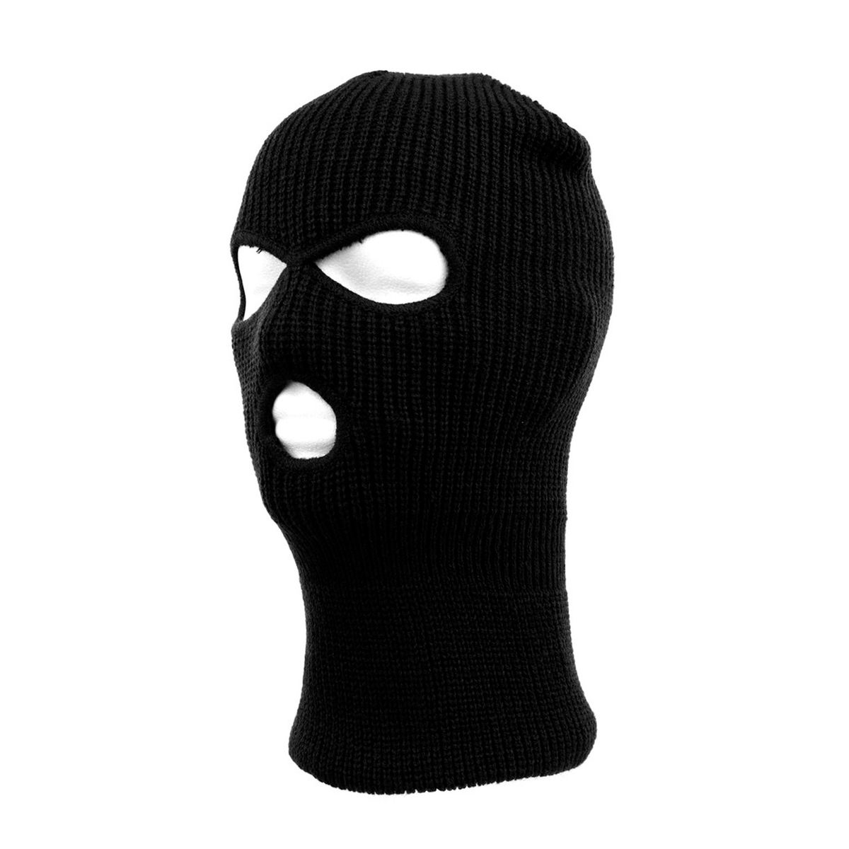 Fostex Akryl Balaclava 3-hul Sort