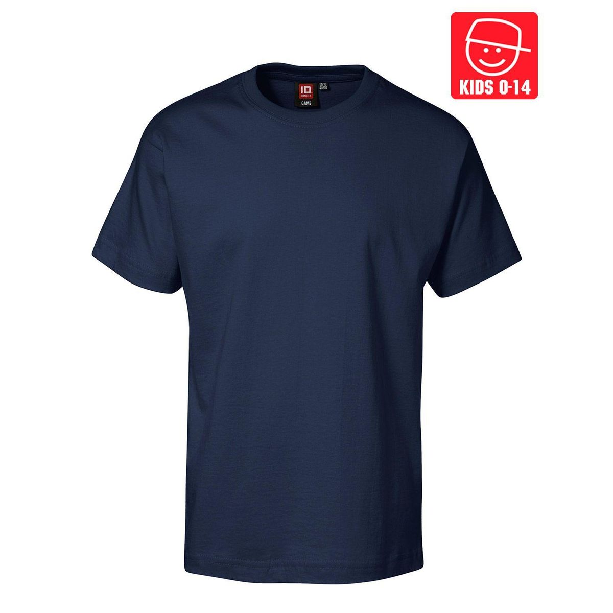 ID Basic T-Shirts Børn Navy