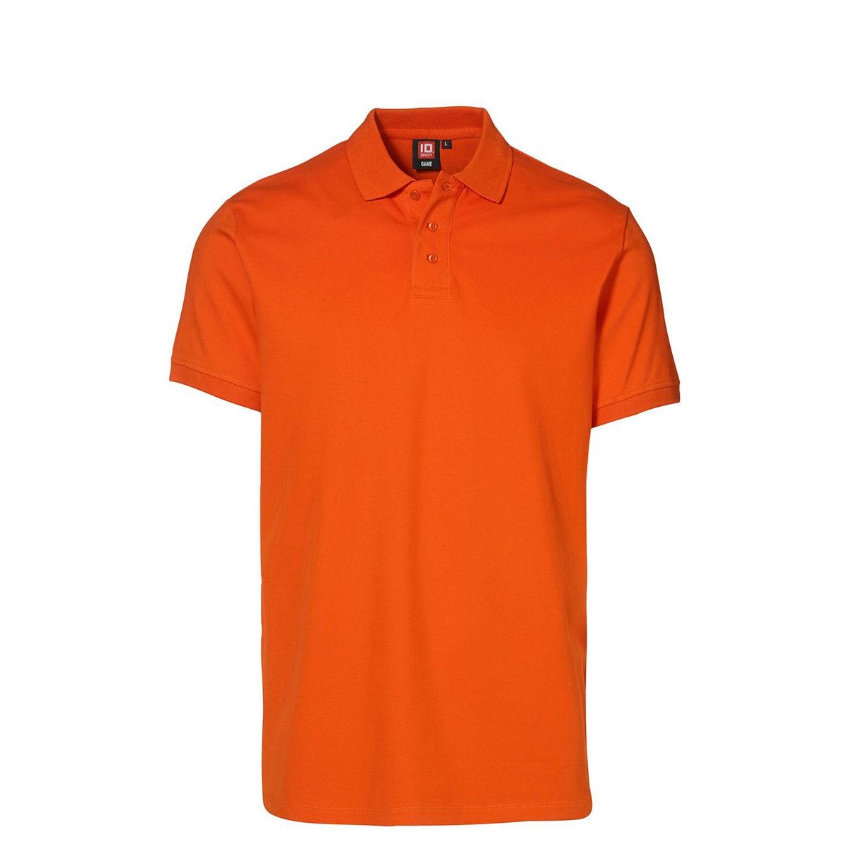 ID Piqué Polo Trøje Stretch Orange