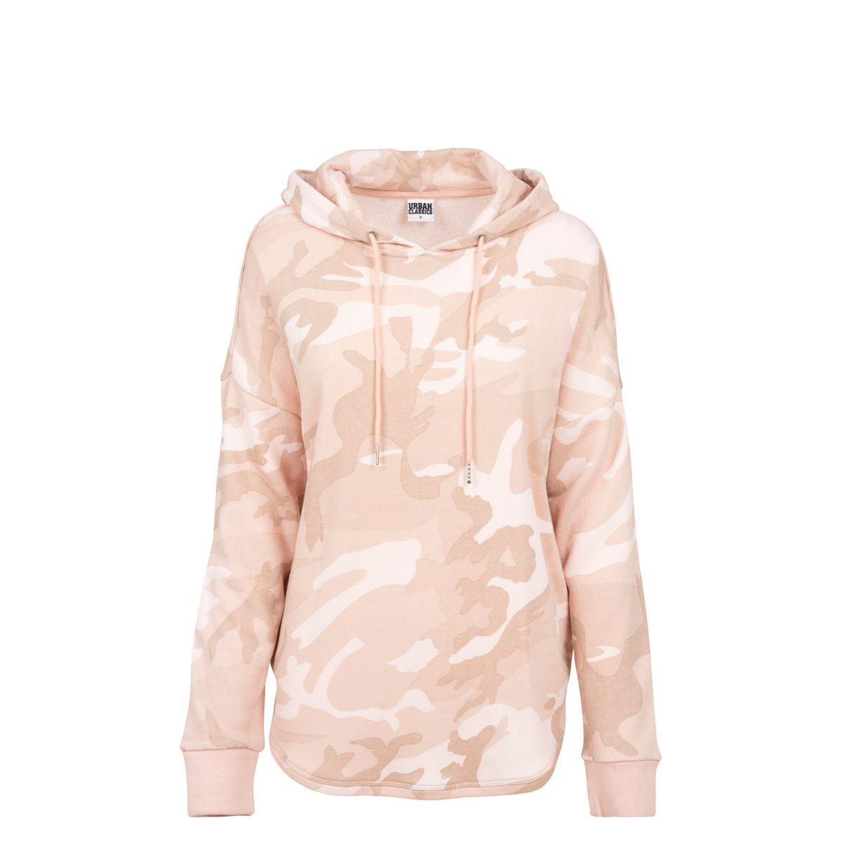 Urban Classics Oversized Camouflage Hoodie Rose Camo S