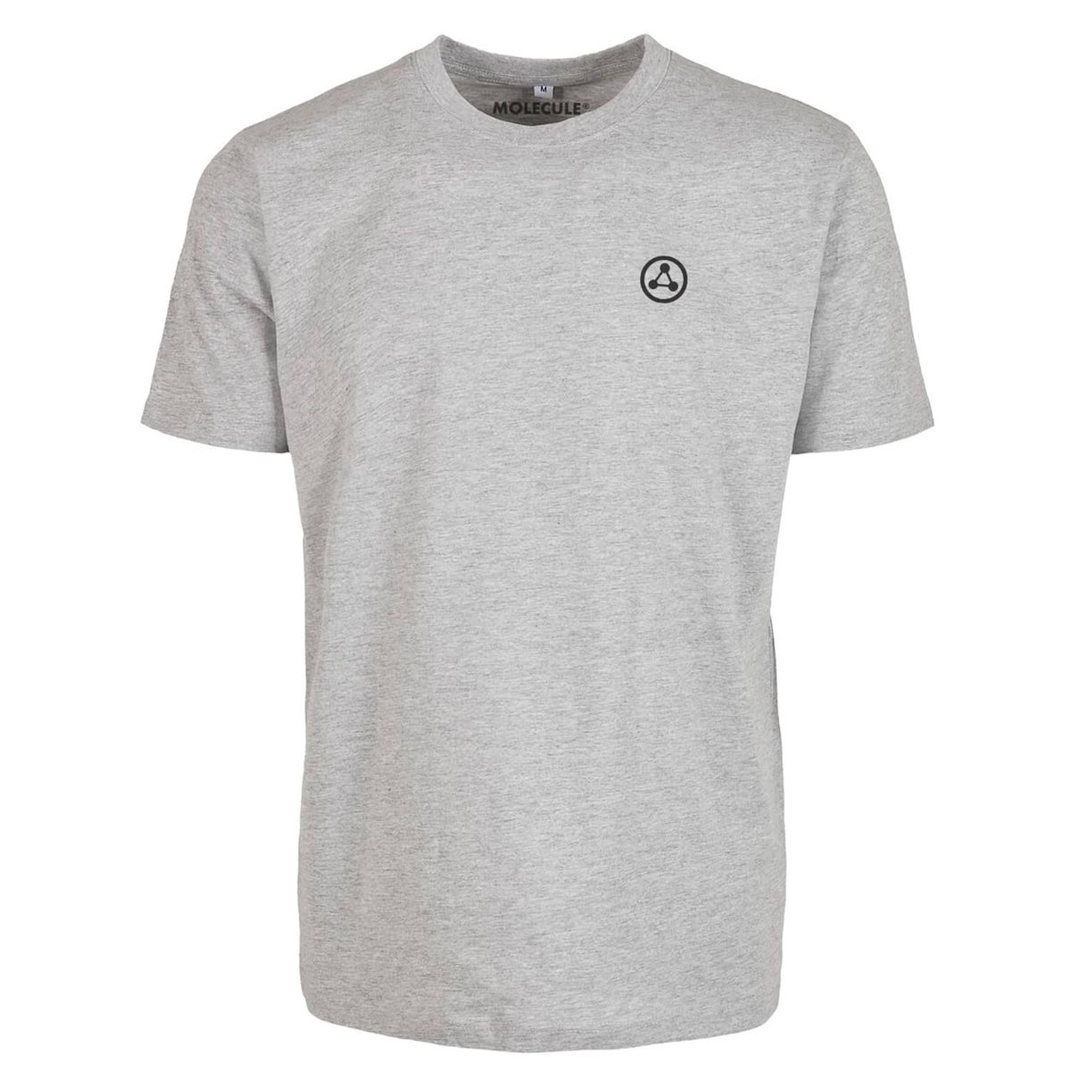 Molecule T-Shirt m. lille Logo Grey Melange