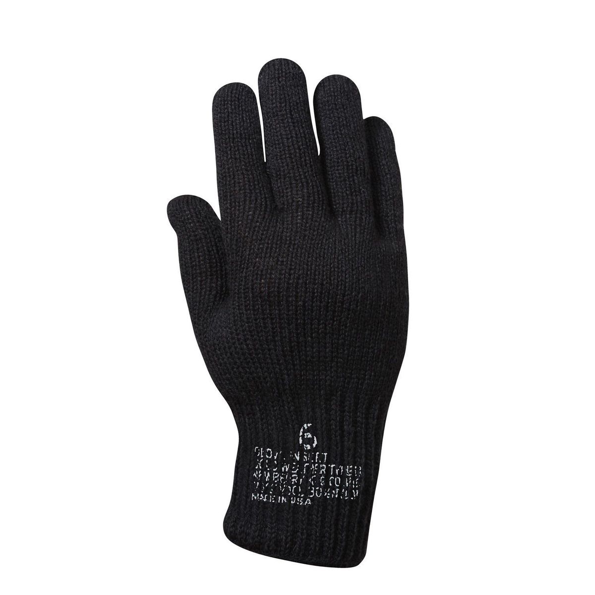 Rothco G.I. Wool Gloves Black